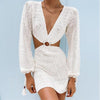 robe blanche tricot