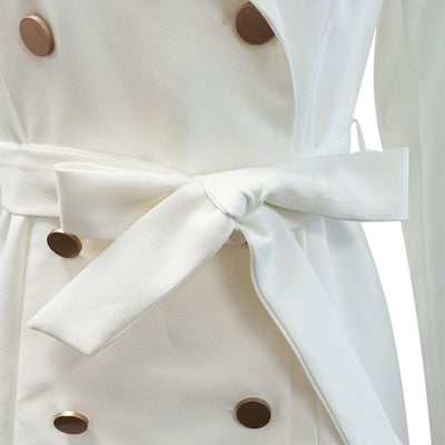 robe manteau blanche boheme