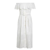 robe blanche brodee champetre