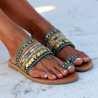 Sandales Plates Bohème Hippie Chic